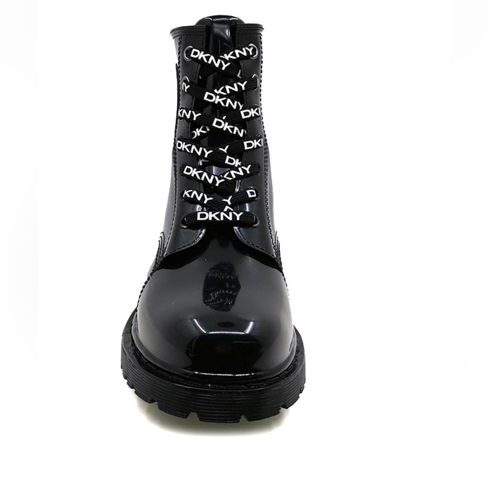 NEW: DKNY Tibby Combat Boots in Black